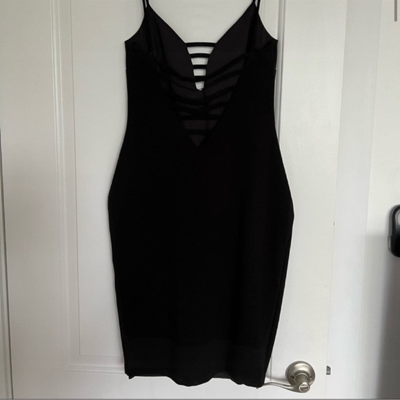 Bec & Bridge Georgia Black ladder mini dress size 6 - Picture 8 of 11
